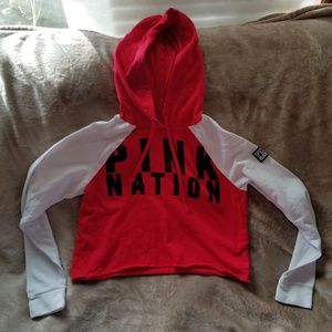 PINK Nation Cropped Sweatshirt size XS